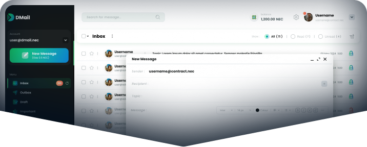 DMail Interface